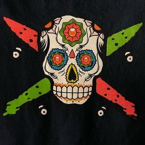 Fourstar Clothing Co. skull t-shirt - size Medium